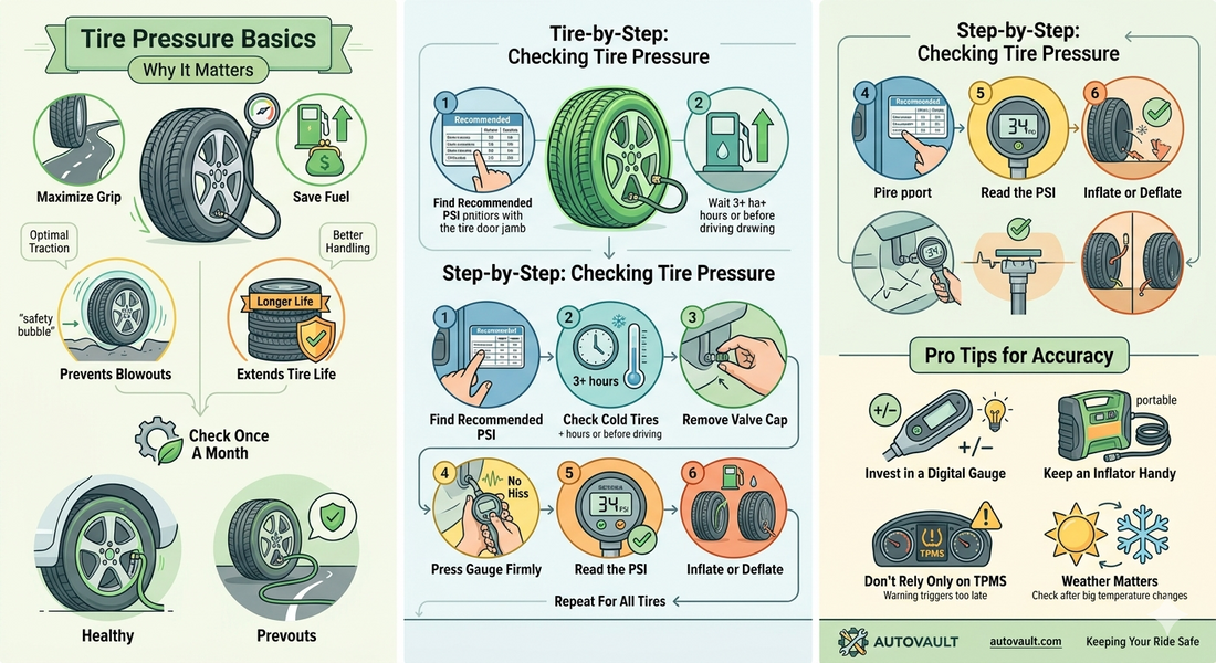 How to Check Your Tire Pressure the Right Way