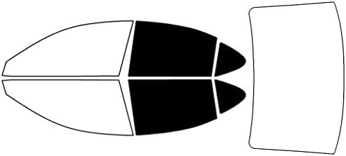 Avery Dennison NR Nano Ceramic IR Window Tint Kit Compatible with Lexus is 2006-2013 - Back Precut Kit - 5%