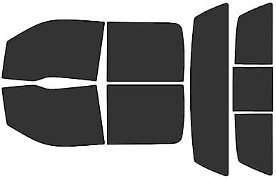 Rvinyl Window Tint Kit Compatible with Ford F-150 2009-2014 4 Door - Black 20% - Single Ply No Bubble Film - Do it Yourself Vehicle Complete Precut Kit