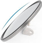 5 Inch Convex Round Mirror Blind Spot For Isuzu NPR NQR NRR FSR FVR FRR Mitsubishi Fuso Canter Truck Bus Atv Utv Adjustable Bracket 2Pcs