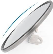 5 Inch Convex Round Mirror Blind Spot For Isuzu NPR NQR NRR FSR FVR FRR Mitsubishi Fuso Canter Truck Bus Atv Utv Adjustable Bracket 2Pcs