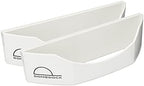 Dome Dock The Original USA-Made Hat Rack and Compact Hat Organizer for Wall Installation, 20 Hat Capacity, White (2 Pack)
