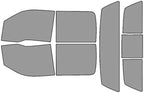 Rvinyl Window Tint Kit Compatible with Ford F-150 2009-2014 4 Door - Black 50% - Single Ply No Bubble Film - Do it Yourself Vehicle Complete Precut Kit