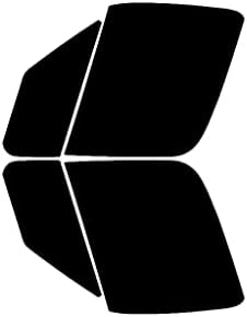 Rvinyl Window Tint Kit Compatible with Mercedes Benz Sprinter 2010-2018 - Black 5% - Single Ply No Bubble Film - Do it Yourself Vehicle Complete Precut Kit