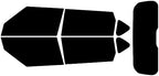 Rvinyl Window Tint Kit Compatible with Kia Soul 2014-2019 - Black 5% - Single Ply No Bubble Film - Do it Yourself Vehicle Complete Precut Kit