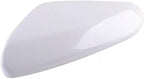 White Mirror Cap Cover For Honda Civic 2016 2017 2018 2019 2020 2021 Rearview Mirror Cap Replacement (White Left Side)