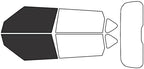 Rvinyl Window Tint Kit Compatible with Kia Soul 2014-2019 - Black 20% - Single Ply No Bubble Film - Do it Yourself Vehicle Front Precut Kit