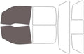 Rvinyl Window Tint Kit Compatible with Ford F-150 2009-2014 4 Door - Black 35% - Single Ply No Bubble Film - Do it Yourself Vehicle Front Precut Kit