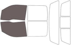 Rvinyl Window Tint Kit Compatible with Ford F-150 2009-2014 4 Door - Black 35% - Single Ply No Bubble Film - Do it Yourself Vehicle Front Precut Kit
