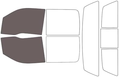 Rvinyl Window Tint Kit Compatible with Ford F-150 2009-2014 4 Door - Black 35% - Single Ply No Bubble Film - Do it Yourself Vehicle Front Precut Kit