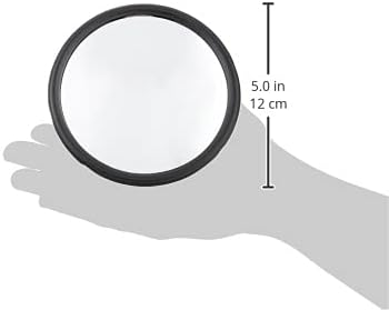 GG Grand General 33271 Stainless Steel 5” Convex Blind Spot Mirror with Center Mount for Trucks, Buses, Utility Vehicles and More