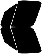 Rvinyl Window Tint Kit Compatible with Mercedes Benz Sprinter 2010-2018 - Black 5% - Single Ply No Bubble Film - Do it Yourself Vehicle Front Precut Kit