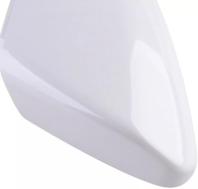 White Mirror Cap Cover For Honda Civic 2016 2017 2018 2019 2020 2021 Rearview Mirror Cap Replacement (White Left Side)