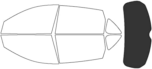 Rvinyl Window Tint Kit Compatible with Acura RDX 2019-2025 - Rear Windshield Precut Kit - 20%