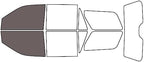 Rvinyl Window Tint Kit Compatible with Ford Expedition 2018-2024 - Front Precut Kit - 35%
