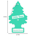 LITTLE TREES Car Air Freshener | Hanging Tree Provides Long Lasting Scent for Auto and Home | 24 Air Fresheners |Bayside Bree