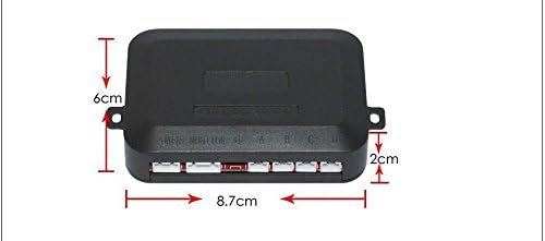Car Reverse Backup Parking Sensor Radar System, Buzzer Beeps, Detection Distance:30~150CM, Waterproof Sensors (22mm Diameter 
