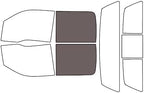 Rvinyl Window Tint Kit Compatible with Ford F-150 2009-2014 4 Door - Black 35% - Single Ply No Bubble Film - Do it Yourself Vehicle Back Precut Kit