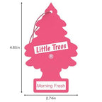 LITTLE TREES Car Air Freshener | Hanging Tree Provides Long Lasting Scent for Auto and Home | 24 Air Fresheners |Morning Fres