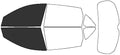 Rvinyl Window Tint Kit Compatible with Acura RDX 2019-2025 - Black 20% - Single Ply No Bubble Film - Do it Yourself Vehicle Front Precut Kit
