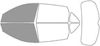 Rvinyl Window Tint Kit Compatible with Acura RDX 2019-2025 - Black 50% - Single Ply No Bubble Film - Do it Yourself Vehicle Front Precut Kit