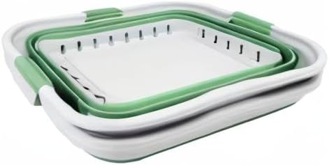 SAMMART 42L (11 gallon) Collapsible Plastic Laundry Basket - Foldable Pop Up Storage Container/Organizer - Portable Basket - 
