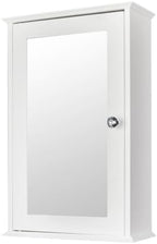 VINGLI Bathroom Wall Cabinet Wall Mount Mirrored Medicine Cabinet with Mirror Storage Organizer with Single Mirror Door and 2