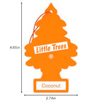 LITTLE TREES Car Air Freshener | Hanging Tree Provides Long Lasting Scent for Auto and Home | 24 Air Fresheners |Coconut