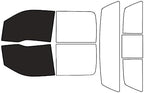 Rvinyl Window Tint Kit Compatible with Ford F-150 2009-2014 4 Door - Black 20% - Single Ply No Bubble Film - Do it Yourself Vehicle Front Precut Kit