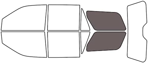 Rvinyl Window Tint Kit Compatible with Ford Expedition 2018-2024 - Cargo - 35%