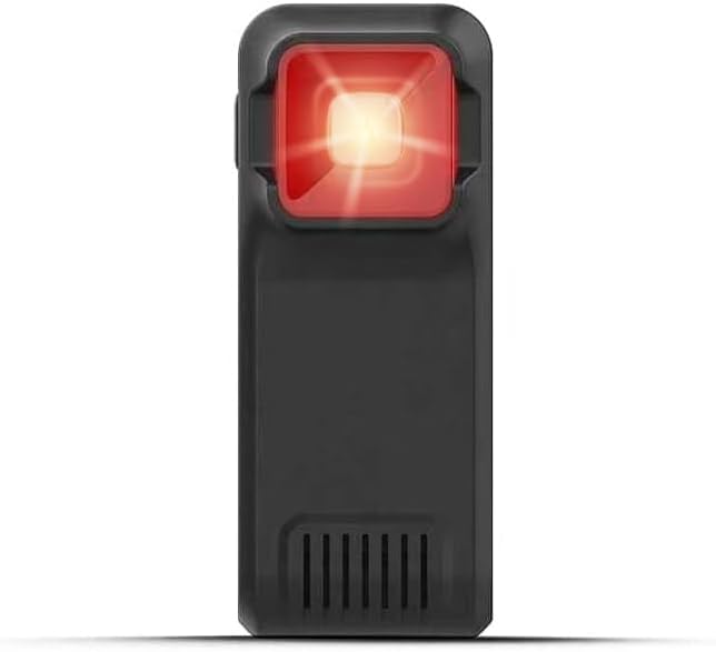 BY-J Bike Radar Tail Light, Visual and Audible Alerts for Approaching Vehicle, Compatible with Garmin Wahoo Bike Computers & 