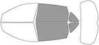 Rvinyl Window Tint Kit Compatible with Acura RDX 2019-2025 - Back Precut Kit - 50%