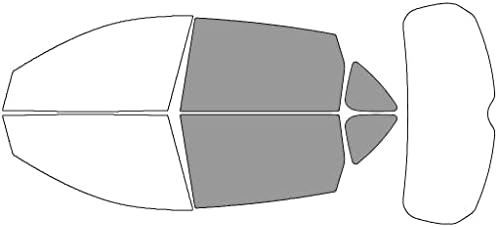 Rvinyl Window Tint Kit Compatible with Acura RDX 2019-2025 - Back Precut Kit - 50%