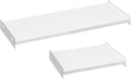 Adjustable Closet Shelves Divider,2 Pack of Expandable Metal Hanging Shelves,Separator for Closet Cabinet Wardrobe Cupboard B