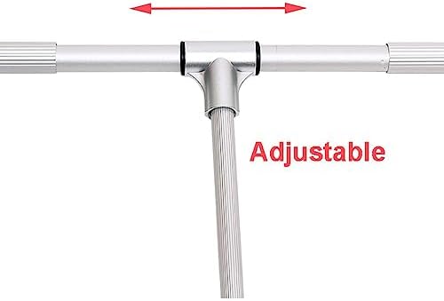 Adjustable Pull Down Clothes Rail - Extendable Pull Out Closet Rod, Stainless Steel Removable Hanger, Soft Return Design, Spa