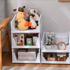 yazi Stackable Storage Bins,8 Pack Foldable Plastic Wardrobe Clothes Organizer Drawer Shelf Storage Basket Container Plastic 