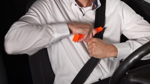 Lifehammer Brand Car Safety Hammer, the Original Emergency Escape and Rescue Tool with Seatbelt Cutter, Made in the Netherlan