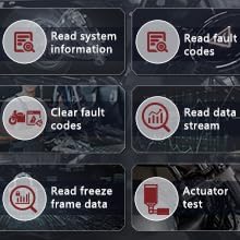 Motorcycle System Diagnostic Test Measurement Tools M3-C Motorcycle Fault Code Readers Scan Tools Moto Diagnostic Test