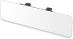 SkycropHD Frameless Rear View Mirror Interior Panoramic Wide Angle Mirror Eliminate Blind Spots for Car SUV Truck – Flat,11.8in (White)