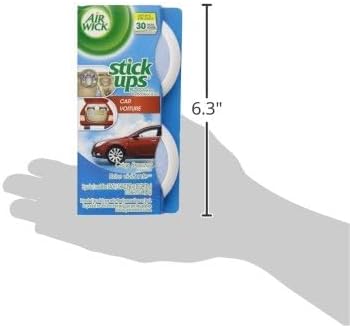 Air Wick Stick Ups Car Air Freshener, Crisp Breeze, 2ct (Packaging May Vary) (Pack of 2)
