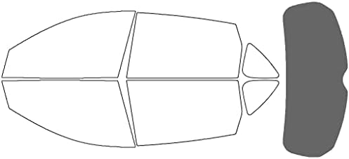 Rvinyl Window Tint Kit Compatible with Acura RDX 2019-2025 - Rear Windshield Precut Kit - 35%