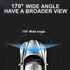 1080P 3Channel Dash Camera for Car Front and Rear Inside Dashcam Car Video Recorder,170°Wide Angle Vehicle Cam,WDR,G-Sensor,2