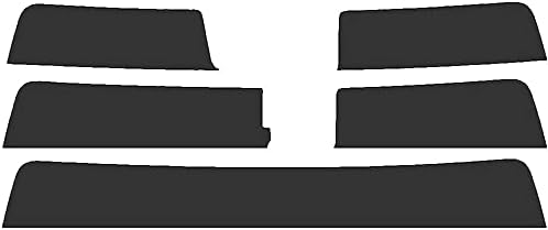 Rvinyl Window Tint Kit Compatible with Nissan Frontier 2022-2024 4 Door - Black 20% - Single Ply No Bubble Film - Do it Yourself Vehicle Windshield Visor Strip