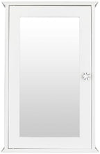 VINGLI Bathroom Wall Cabinet Wall Mount Mirrored Medicine Cabinet with Mirror Storage Organizer with Single Mirror Door and 2