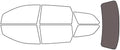 Rvinyl Window Tint Kit Compatible with Dodge Journey 2009-2020 - Rear Windshield Precut Kit - 35%