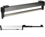 Pull-Out Clothes Rail,Extendable Pull Out Closet Rod - Wardrobe Pull-Out Trousers Rack, Pull Out 30-80cm Clothes Rail, Steel 