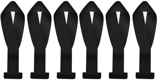 FIVKLEMNZ Car Roof Bag Cargo Carrier Door Hooks, Use to Secure Roof Bags Without Need for Roof Rack, 6 Door Hooks Only