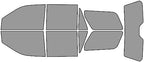 Rvinyl Window Tint Kit Compatible with Ford Expedition 2018-2024 - Complete Precut Kit - 50%