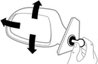 TRQ 2 Piece Driver and Passenger Side Mirror Assembly Set Manual Adjustment Non-Heated No Memory Black Compatible with 1997-2