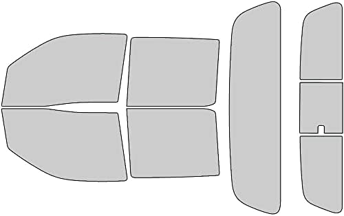 Rvinyl Window Tint Kit Compatible with Nissan Frontier 2022-2024 (4 Door Crew Cab) - Complete Precut Kit - 50%